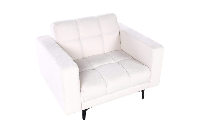 Lænestol Alnes Hvid/Sort - Hvid/Sort - Møbler - Stole & lænestole - Lænestole