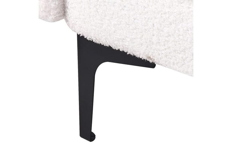 Lænestol Alnes Hvid/Sort - Hvid/Sort - Møbler - Stole & lænestole - Lænestole