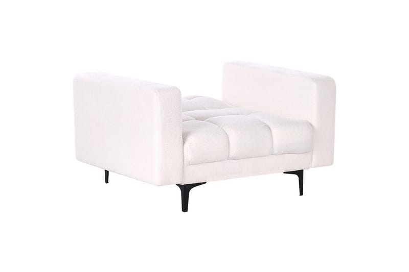 Lænestol Alnes Hvid/Sort - Hvid/Sort - Møbler - Stole & lænestole - Lænestole