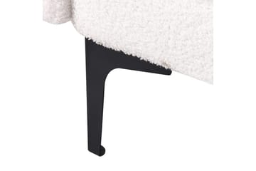 Lænestol Alnes Hvid/Sort - Hvid/Sort - Møbler - Stole & lænestole - Lænestole
