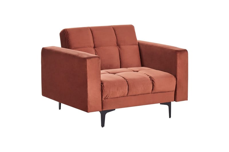 Lænestol Alnes Rød/Sort - Rød/Sort - Møbler - Stole & lænestole - Lænestole