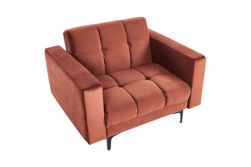 Lænestol Alnes Rød/Sort - Rød/Sort - Møbler - Stole & lænestole - Lænestole