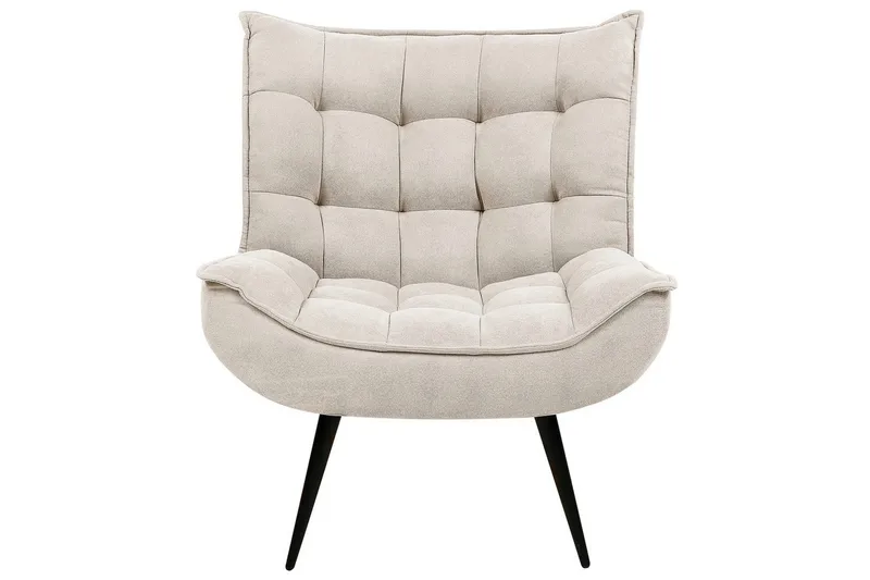 Lænestol Alvesta - Beige, sort - Møbler - Stole & lænestole - Lænestole