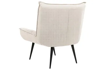 Lænestol Alvesta - Beige, sort - Møbler - Stole & lænestole - Lænestole