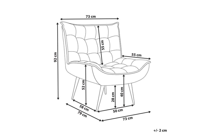 Lænestol Alvesta - Grøn, Sort, Grøn, sort - Møbler - Stole & lænestole - Lænestole