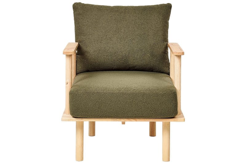 Lænestol Asker - Grønt, lyst træ - Møbler - Stole & lænestole - Lænestole