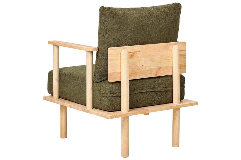 Lænestol Asker - Grønt, lyst træ - Møbler - Stole & lænestole - Lænestole