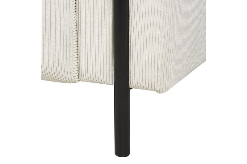 Lænestol Askim - Off-white, Sort/Fløjl - Møbler - Stole & lænestole - Lænestole