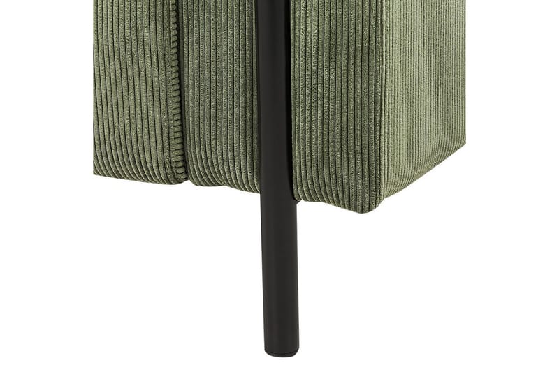 Lænestol Askim - Olivengrøn, Sort/Fløjl - Møbler - Stole & lænestole - Lænestole