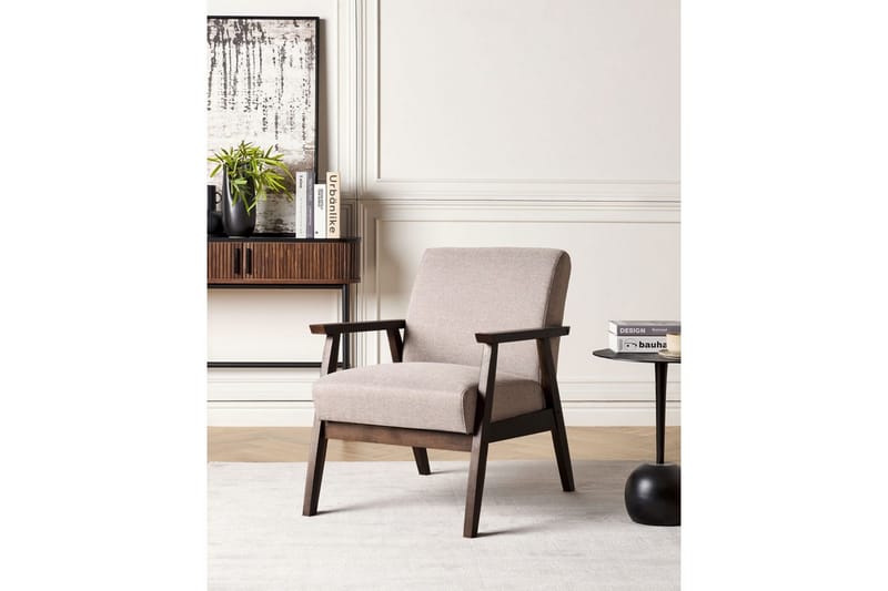 Lænestol Asnes - Taupe - Møbler - Stole & lænestole - Lænestole