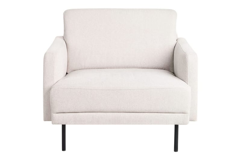 Lænestol Breda - Beige, sort - Møbler - Stole & lænestole - Lænestole