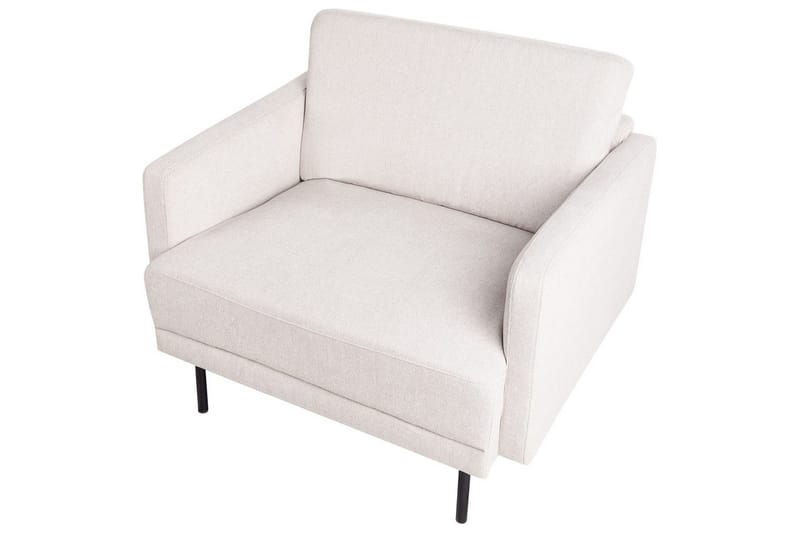 Lænestol Breda - Beige, sort - Møbler - Stole & lænestole - Lænestole