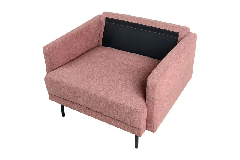 Lænestol Breda - Rosa, Sort - Møbler - Stole & lænestole - Lænestole