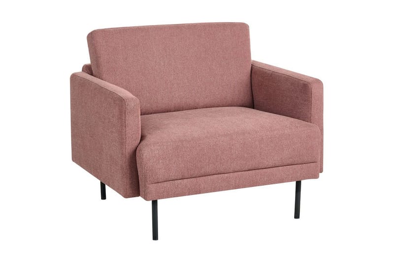 Lænestol Breda, Rosa, Sort