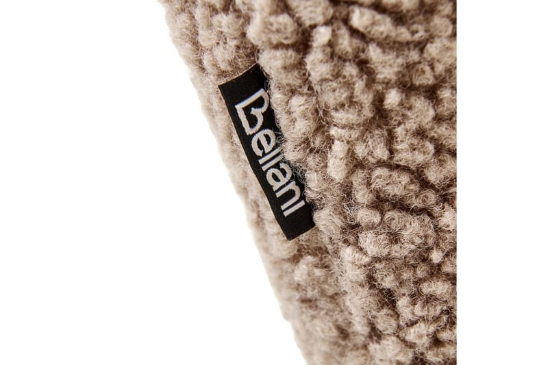 Lænestol Cotulla - Beige, sort/Bouclé, Beige, sort/bouclé - Møbler - Stole & lænestole - Lænestole