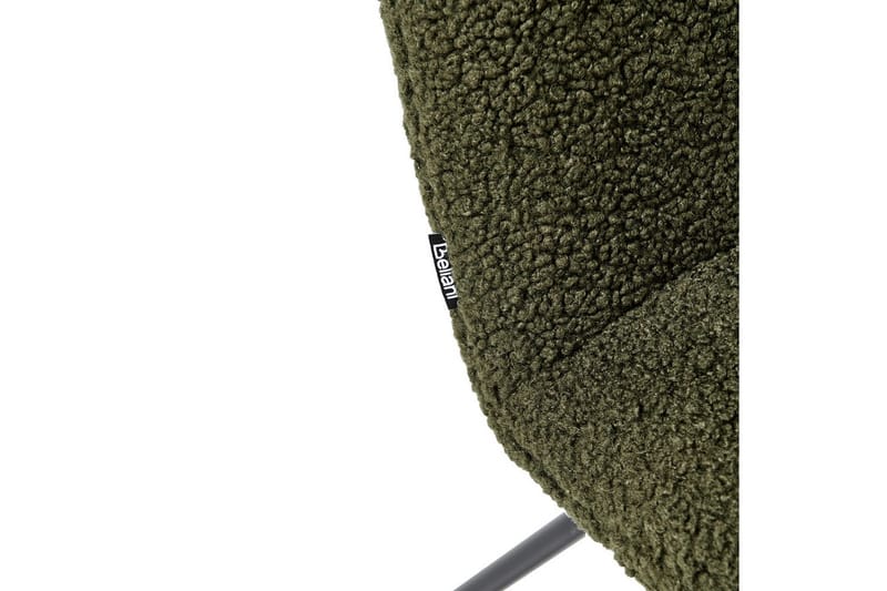 Lænestol Cotulla - Grøn, sort/bouclé, Grøn, sort/Bouclé - Møbler - Stole & lænestole - Lænestole