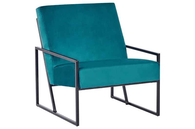 Lænestol Delary, Blå, sort