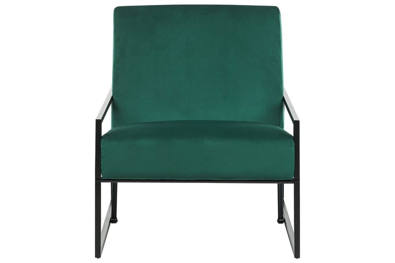 Lænestol Delary - Grøn, sort - Møbler - Stole & lænestole - Lænestole