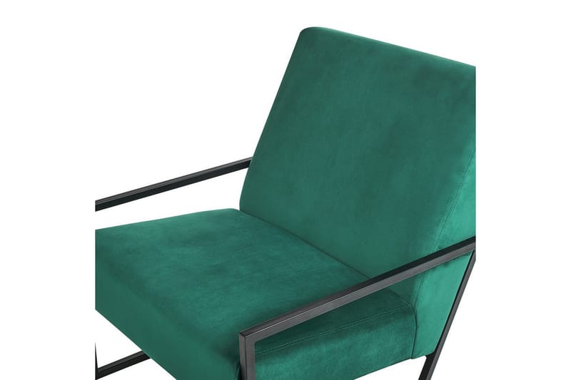Lænestol Delary - Grøn, sort - Møbler - Stole & lænestole - Lænestole