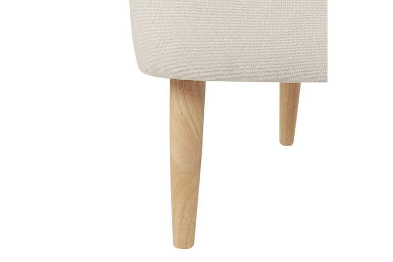 Lænestol Dvenberg - Beige, lyst træ - Møbler - Stole & lænestole - Lænestole