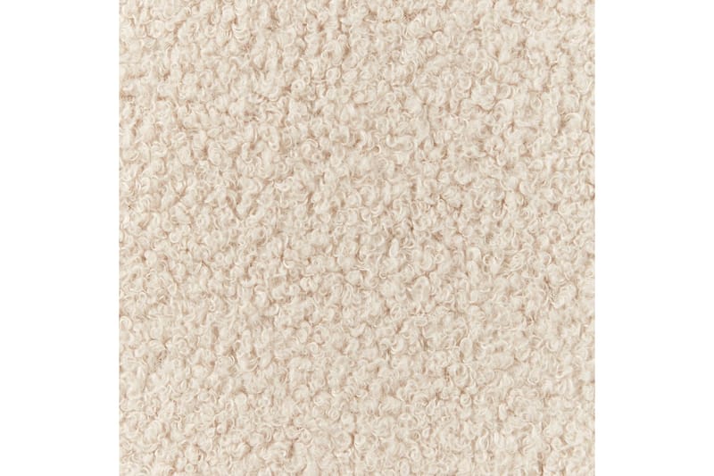 Lænestol Esrum Beige/mørkt træ, Bouclé - Beige/mørkt træ, Bouclé - Møbler - Stole & lænestole - Lænestole
