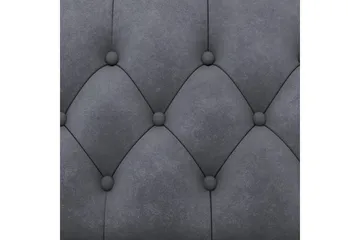 Lænestol Felix Antracit, Velour/Træ/Metal - Antracit, Velour/Træ/Metal - Møbler - Stole & lænestole - Lænestole - Chesterfield lænestole