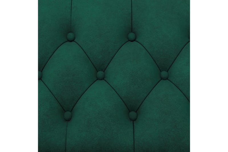 Lænestol Felix Mørkegrøn, Velour/Træ/Metal - Mørkegrøn, Velour/Træ/Metal - Møbler - Stole & lænestole - Lænestole