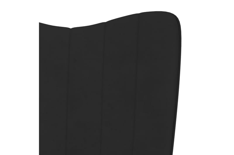 lænestol fløjl sort - Hvid - Møbler - Stole & lænestole - Lænestole