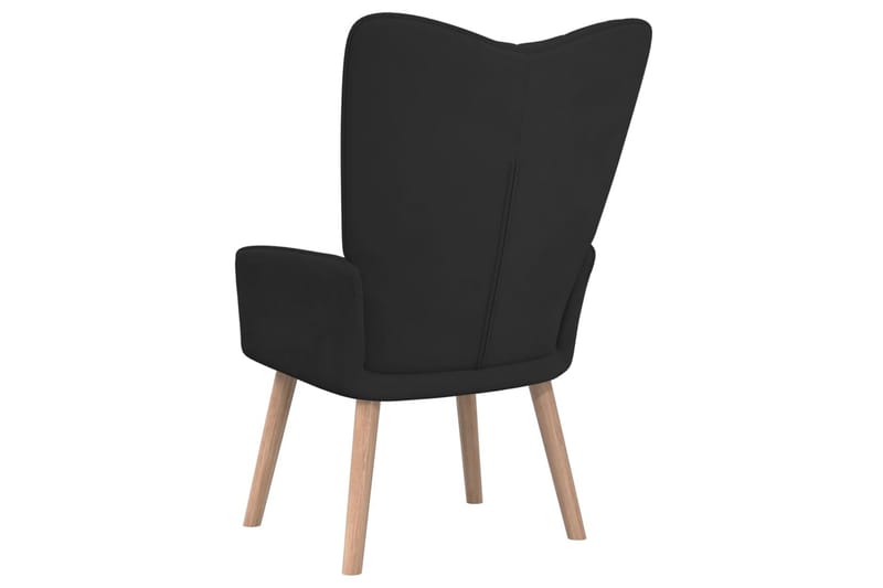 lænestol fløjl sort - Hvid - Møbler - Stole & lænestole - Lænestole