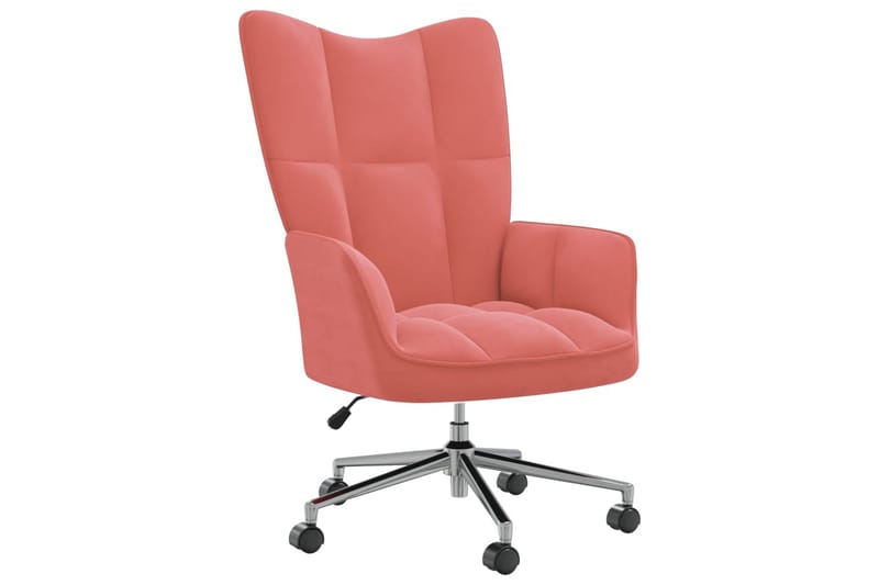 lænestol fløjl pink - Lyserød - Møbler - Stole & lænestole - Lænestole