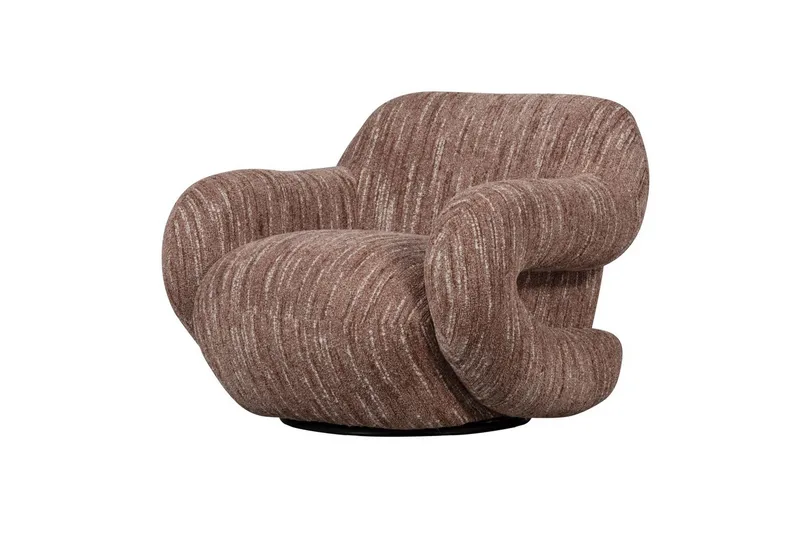 Lænestol Folke - Gammel Pink Melange - Møbler - Stole & lænestole - Lænestole