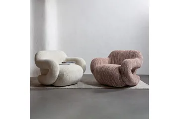 Lænestol Folke - Gammel Pink Melange - Møbler - Stole & lænestole - Lænestole