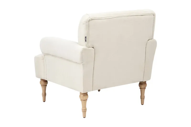 Lænestol Fredros - Beige, lyst træ - Møbler - Stole & lænestole - Lænestole