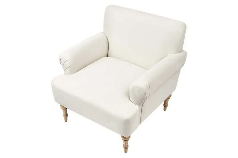 Lænestol Fredros - Beige, lyst træ - Møbler - Stole & lænestole - Lænestole