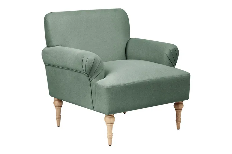 Lænestol Fredros - Grønt, lyst træ - Møbler - Stole & lænestole - Lænestole