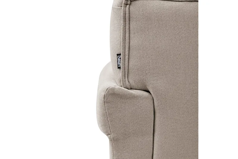 Lænestol Fredros - Taupe, lyst træ - Møbler - Stole & lænestole - Lænestole