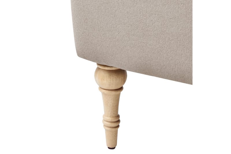 Lænestol Fredros - Taupe, lyst træ - Møbler - Stole & lænestole - Lænestole