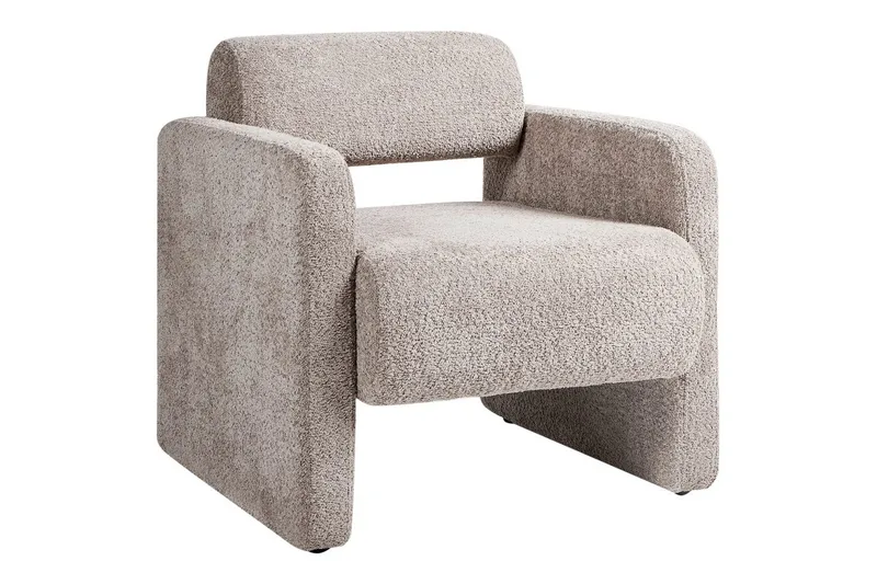 Lænestol Hallsberg - Beige - Møbler - Stole & lænestole - Lænestole