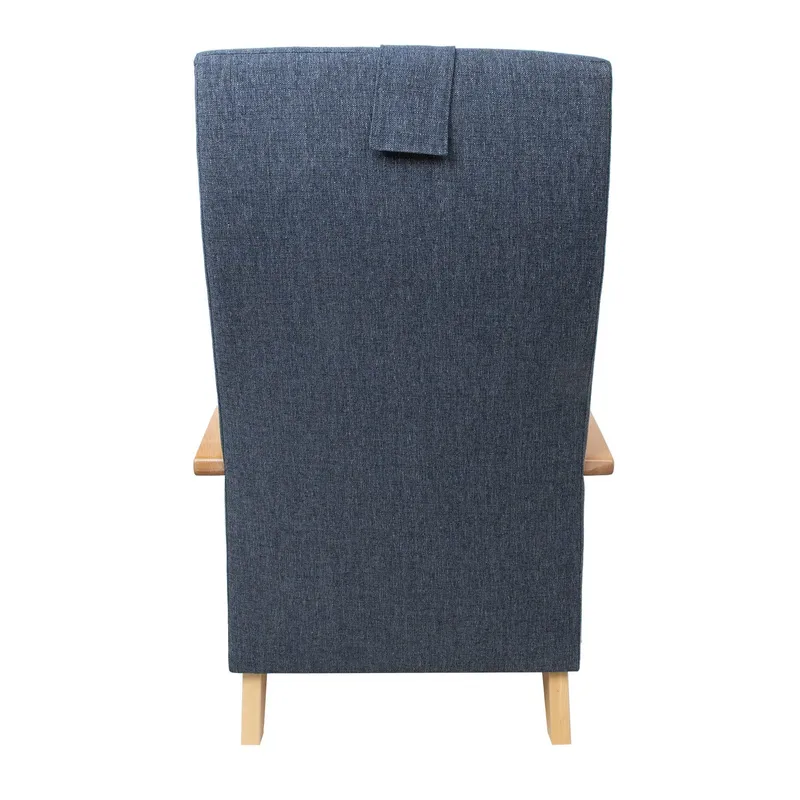Lænestol HOME4YOU Venla 150x40xh80 cm, Sort - blågrå - Møbler - Stole & lænestole - Lænestole