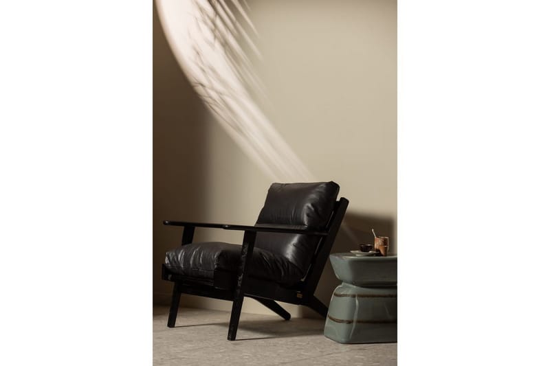 Lænestol Houston - Sort - Møbler - Stole & lænestole - Lænestole
