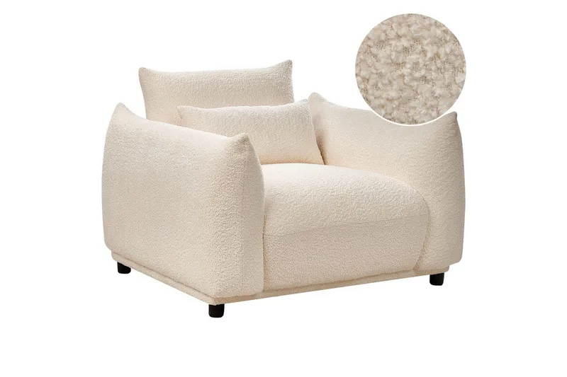 Lænestol Jamsa, Hvid, Sort