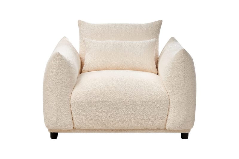 Lænestol Jamsa - Hvid, Sort - Møbler - Stole & lænestole - Lænestole