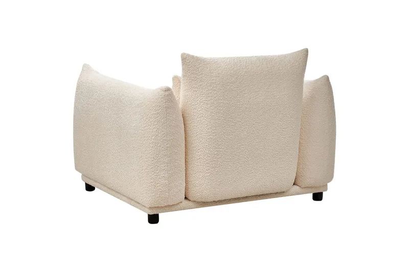 Lænestol Jamsa - Hvid, Sort - Møbler - Stole & lænestole - Lænestole