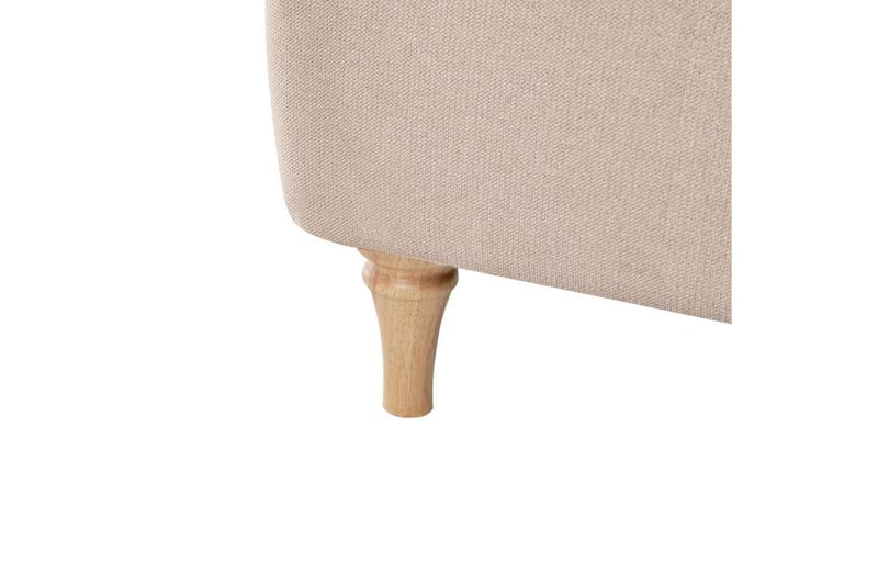 Lænestol Kiberg - Taupe, lyst træ - Møbler - Stole & lænestole - Lænestole