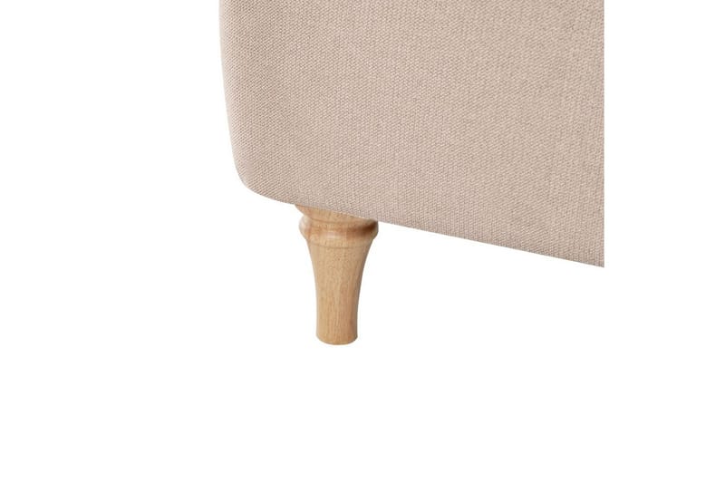 Lænestol Kiberg - Taupe, lyst træ - Møbler - Stole & lænestole - Lænestole