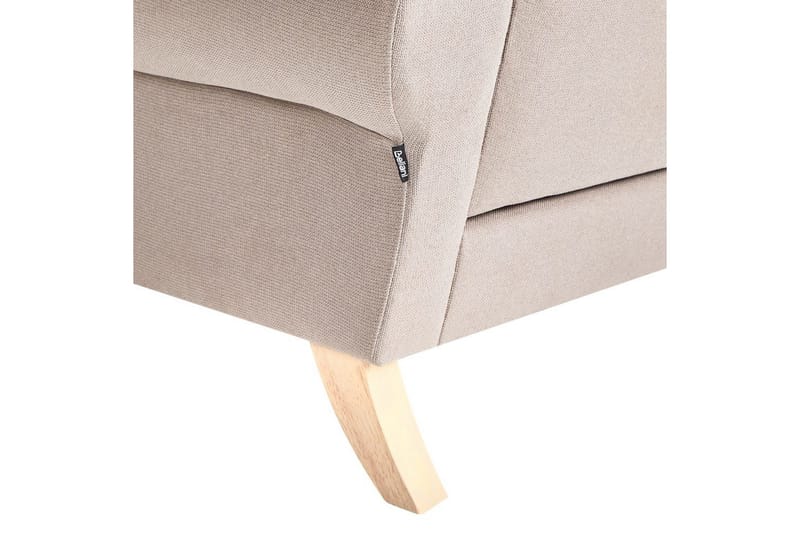 Lænestol Kiberg - Taupe, lyst træ - Møbler - Stole & lænestole - Lænestole