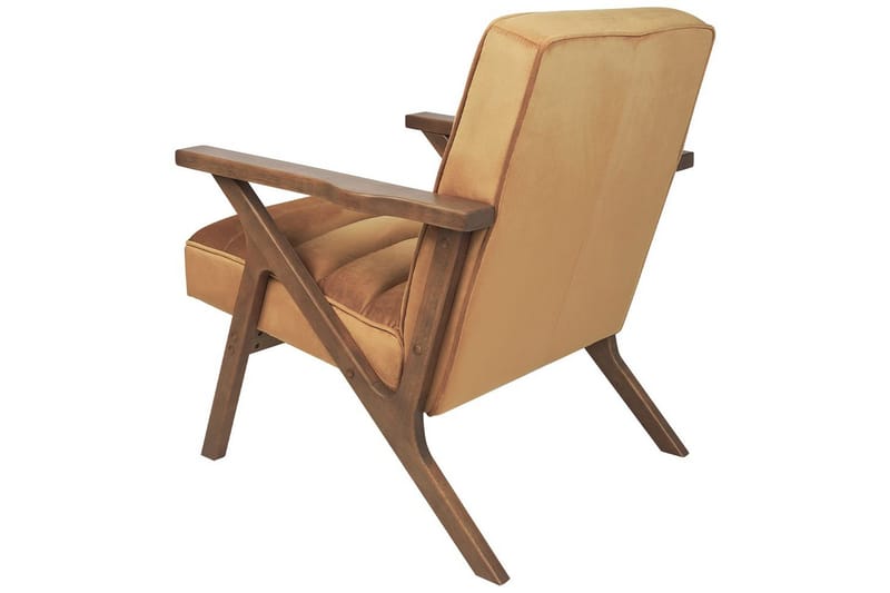 Lænestol Kisa - Brun, mørkt træ - Møbler - Stole & lænestole - Lænestole