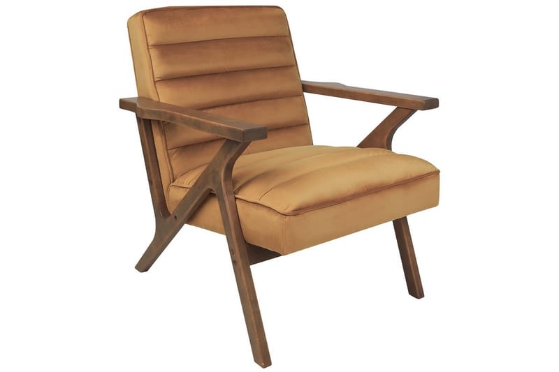 Lænestol Kisa, Brun, mørkt træ