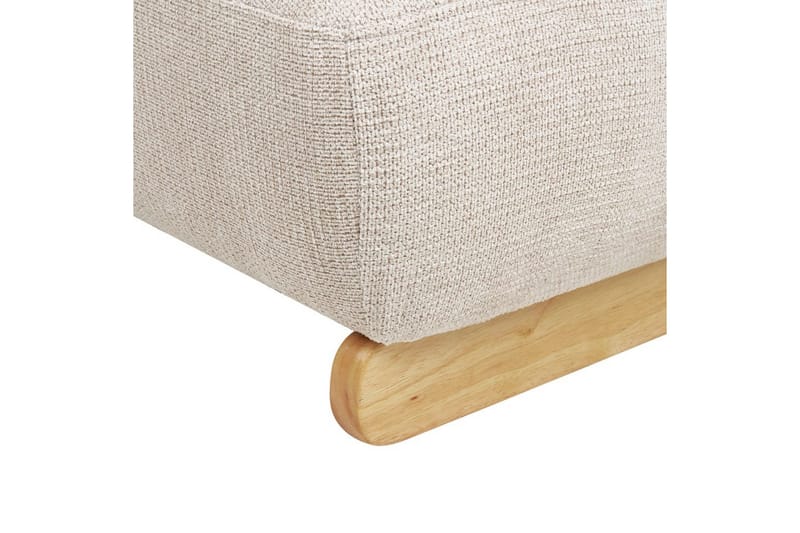 Lænestol Kokkola - Beige, lyst træ - Møbler - Stole & lænestole - Lænestole