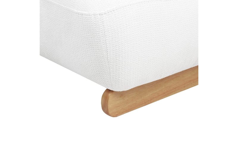 Lænestol Kokkola - Hvid, lyst træ - Møbler - Stole & lænestole - Lænestole